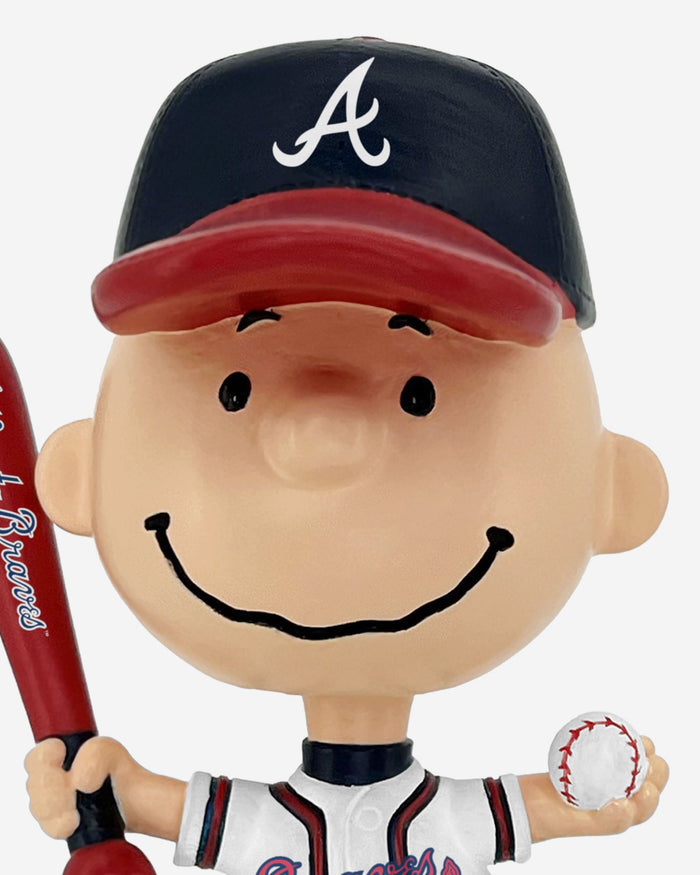 Atlanta Braves Charlie Brown Peanuts Mini Bighead Bobblehead FOCO - FOCO.com