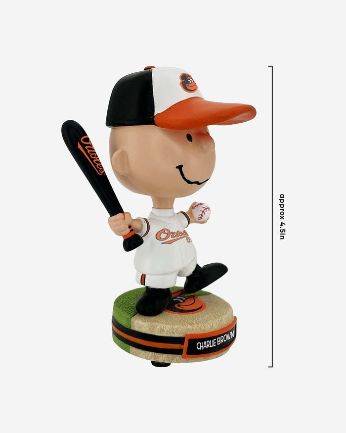 Baltimore Orioles Charlie Brown Peanuts Mini Bighead Bobblehead FOCO - FOCO.com