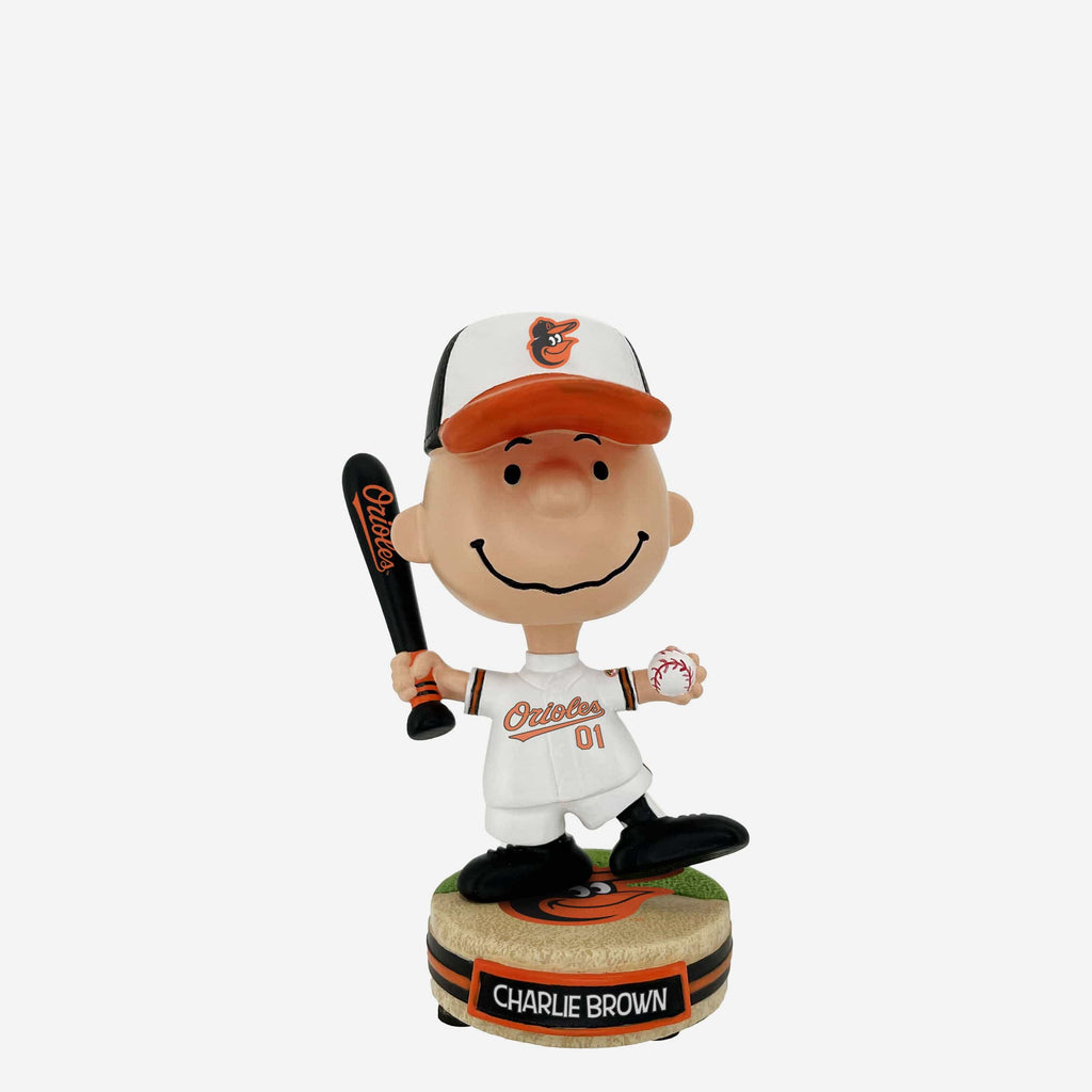 Baltimore Orioles Charlie Brown Peanuts Mini Bighead Bobblehead FOCO - FOCO.com