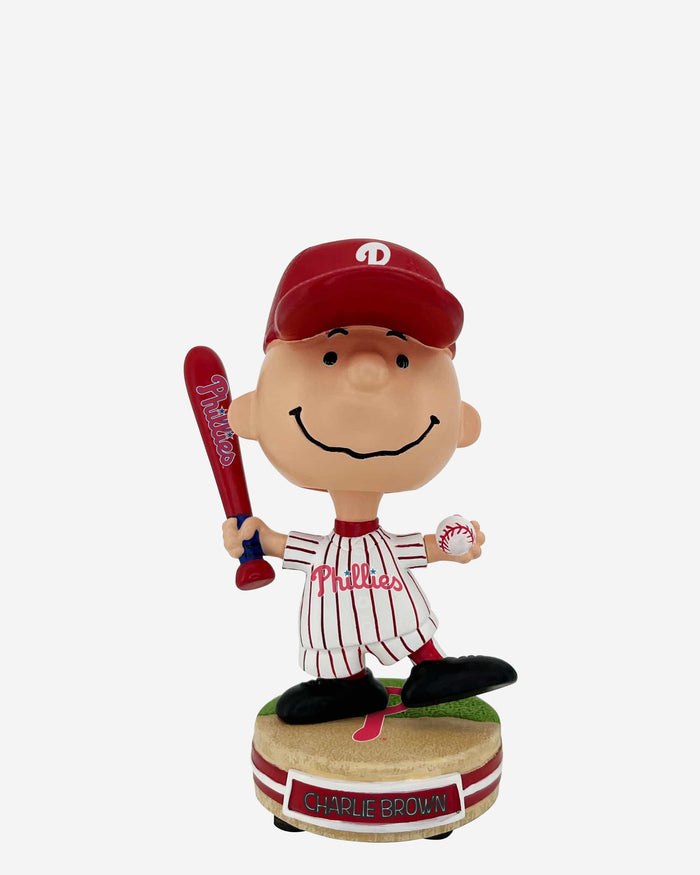 Philadelphia Phillies Charlie Brown Peanuts Mini Bighead Bobblehead FOCO - FOCO.com