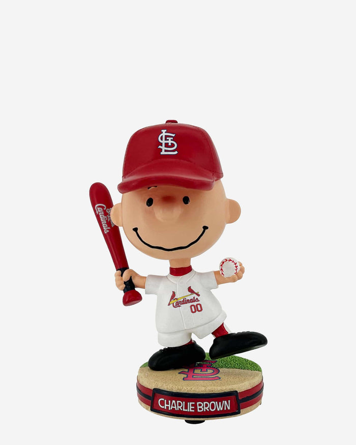 St Louis Cardinals Charlie Brown Peanuts Mini Bighead Bobblehead FOCO - FOCO.com