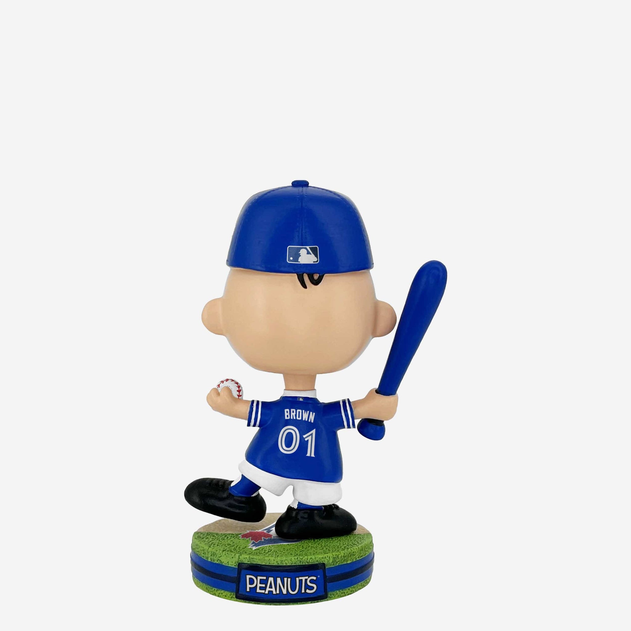 Toronto Blue Jays Charlie Brown Peanuts Mini Bighead Bobblehead FOCO
