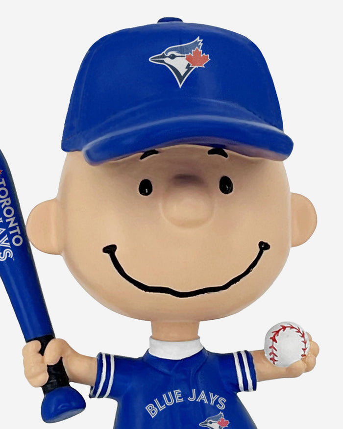 Toronto Blue Jays Charlie Brown Peanuts Mini Bighead Bobblehead FOCO - FOCO.com