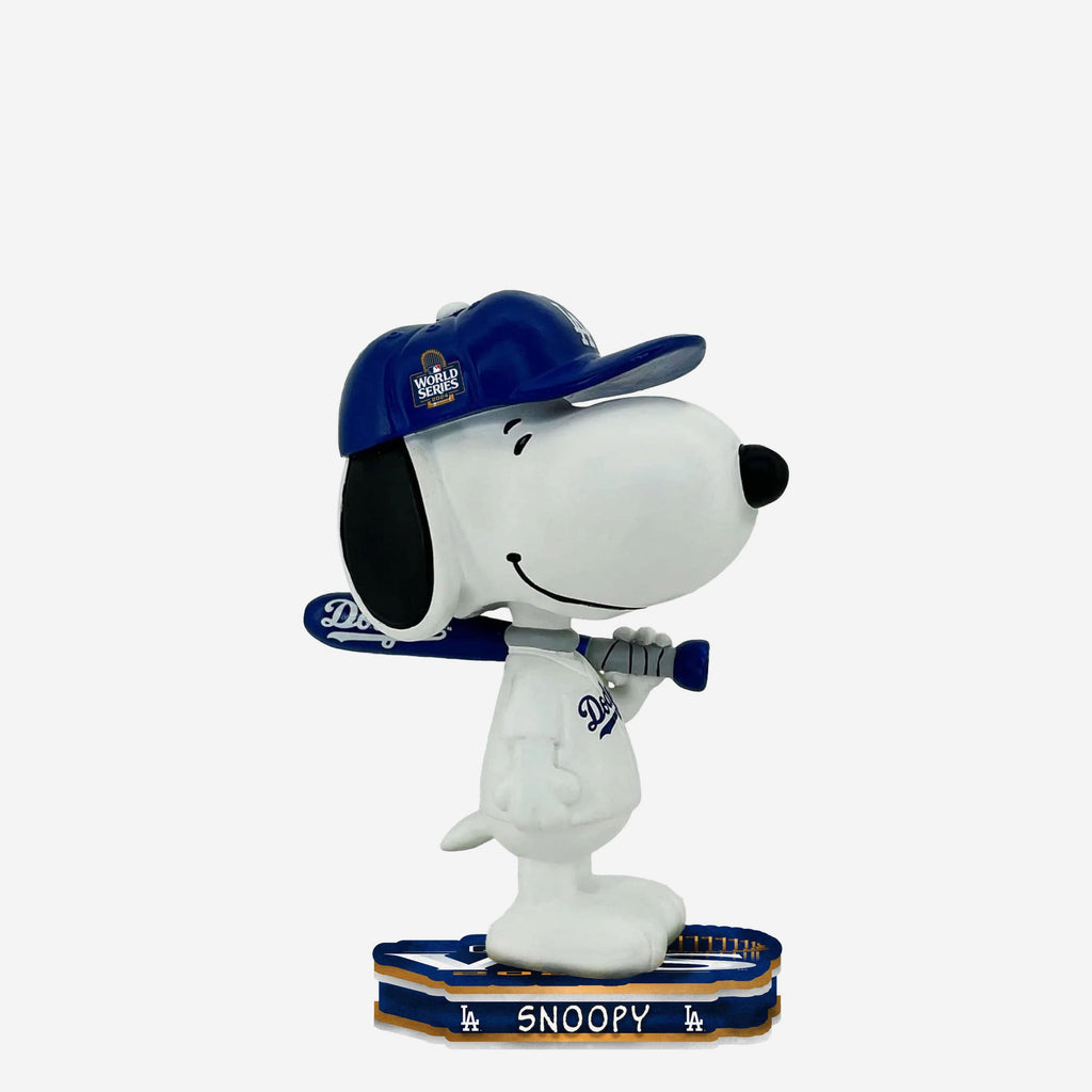 Los Angeles Dodgers Snoopy Peanuts 2024 World Series Mini Bighead Bobblehead FOCO - FOCO.com