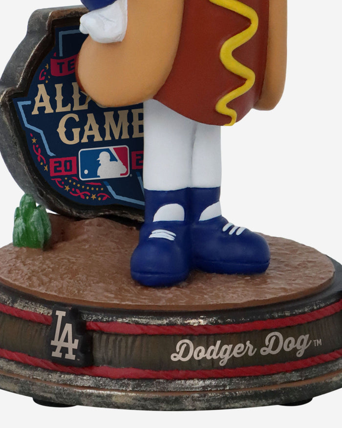 Dodger Dog Los Angeles Dodgers 2024 All-Star Bobbles on Parade Mascot Mini Bighead Bobblehead FOCO - FOCO.com