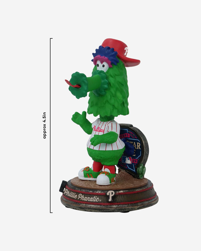 Phillie Phanatic Philadelphia Phillies 2024 All-Star Bobbles on Parade Mascot Mini Bighead Bobblehead FOCO - FOCO.com