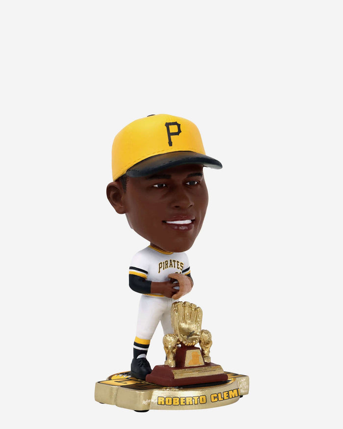 Roberto Clemente Pittsburgh Pirates 1972 Gold Glove Mini Bighead Bobblehead FOCO - FOCO.com
