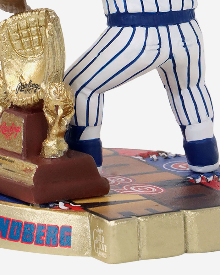 Ryne Sandberg Chicago Cubs 1989 Gold Glove Mini Bighead Bobblehead FOCO - FOCO.com