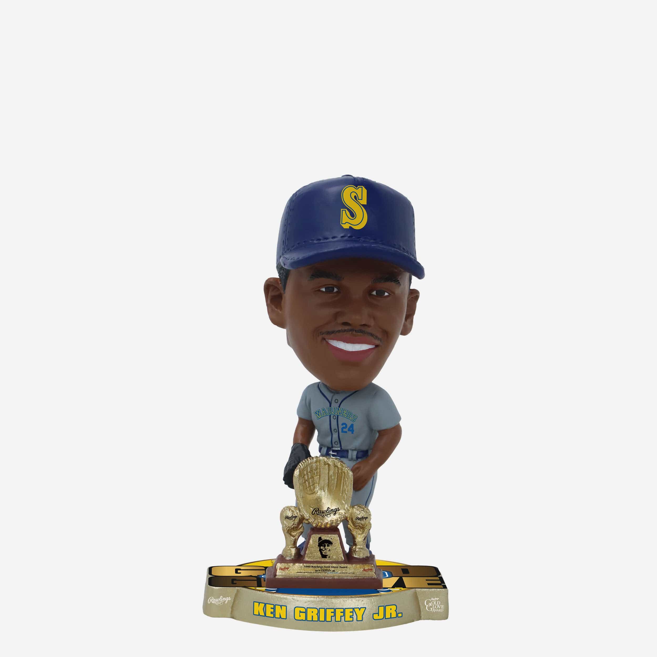 Ken Griffey Jr Seattle Mariners 1990 Gold Glove Mini Bighead