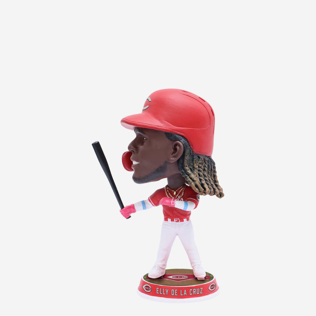 Elly De La Cruz Cincinnati Reds Alternate Uniform Field Stripe Mini Bighead Bobblehead FOCO - FOCO.com