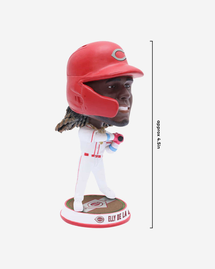 Joe Morgan & Elly De La Cruz Cincinnati Reds Then And Now MLB Bobblehe