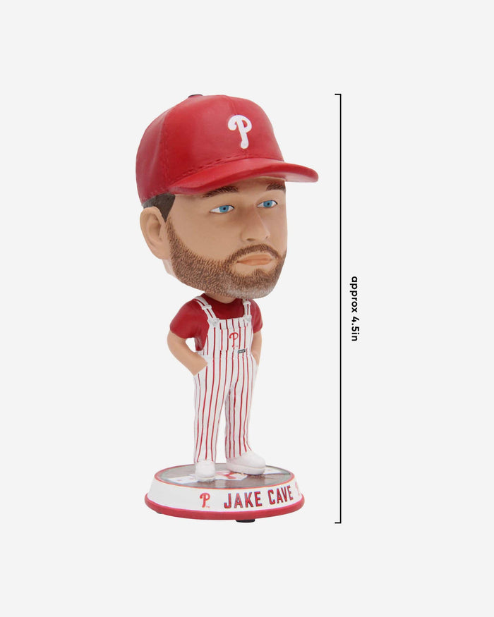 Jake Cave Philadelphia Phillies Bib Overalls Mini Bighead Bobblehead FOCO - FOCO.com