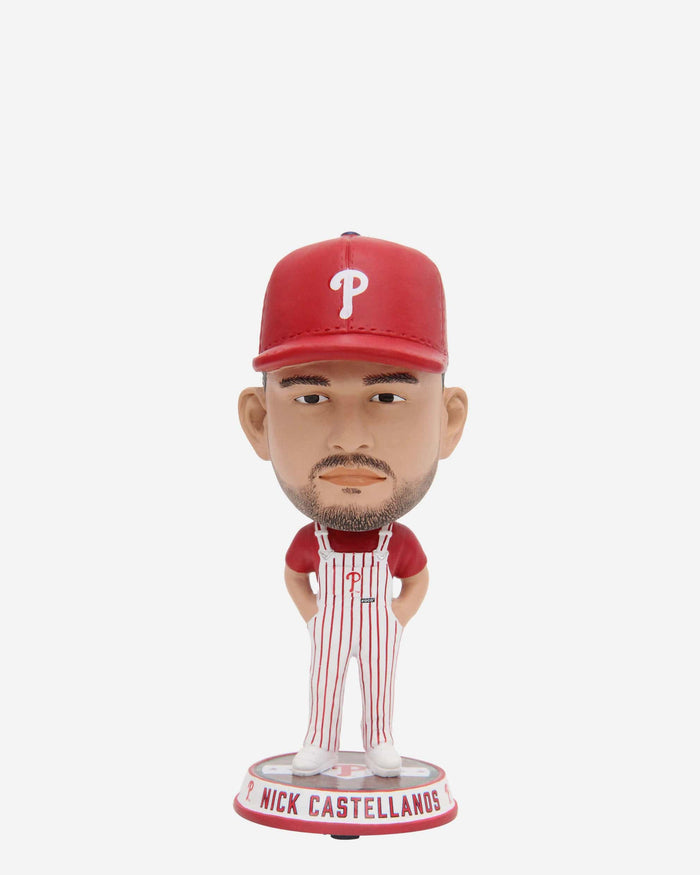 Nick Castellanos Philadelphia Phillies Bib Overalls Mini Bighead Bobblehead FOCO - FOCO.com