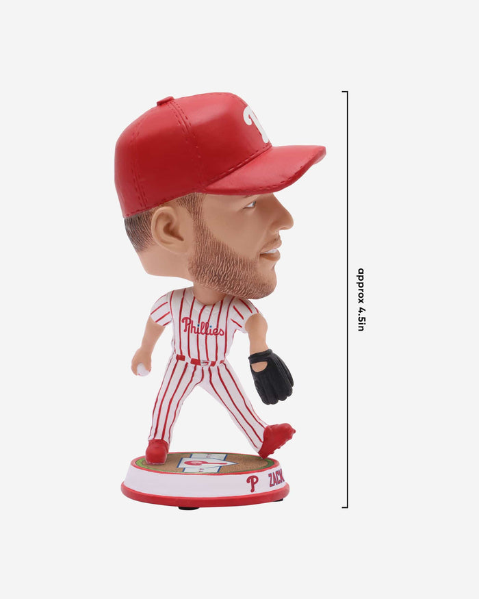 Zack Wheeler Philadelphia Phillies Field Stripe Mini Bighead Bobblehead FOCO - FOCO.com