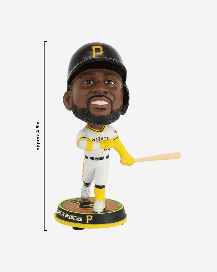Andrew McCutchen Pittsburgh Pirates Field Stripe Mini Bighead Bobblehead FOCO - FOCO.com