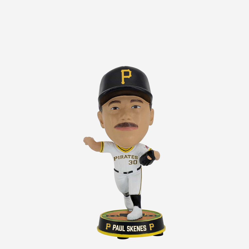 Paul Skenes Pittsburgh Pirates Field Stripe Mini Bighead Bobblehead FOCO - FOCO.com