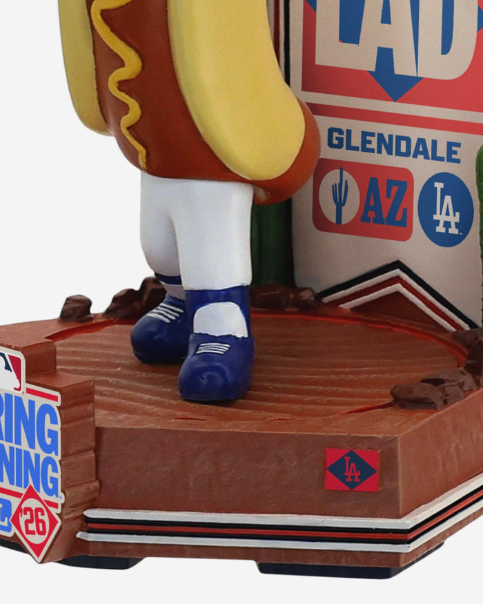 Dodger Dog Los Angeles Dodgers 2026 Spring Training Cactus League Mascot Mini Bighead Bobblehead