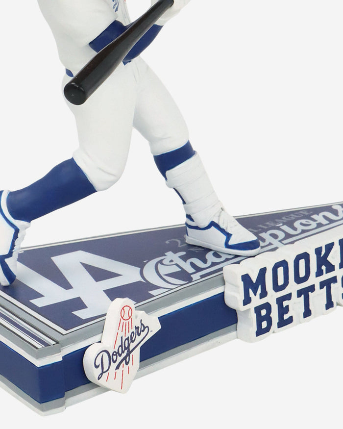 Mookie Betts Los Angeles Dodgers 2024 National League Champions Pennant Base Bighead Bobblehead FOCO - FOCO.com