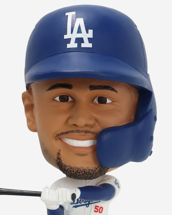 Mookie Betts Los Angeles Dodgers 2024 National League Champions Pennant Base Bighead Bobblehead FOCO - FOCO.com