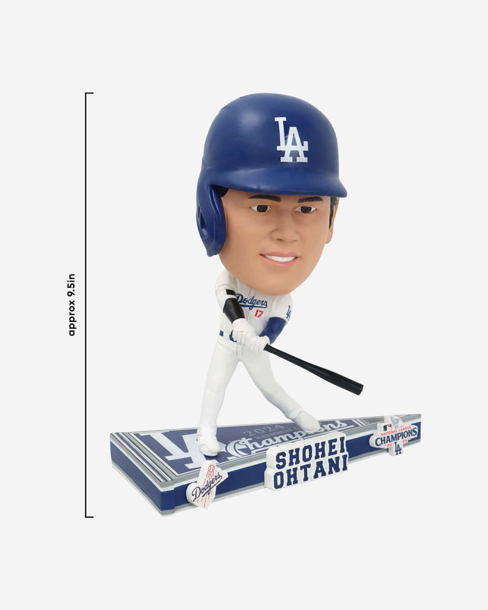 Shohei Ohtani Los Angeles Dodgers 2024 National League Champions Pennant Base Bighead Bobblehead FOCO - FOCO.com