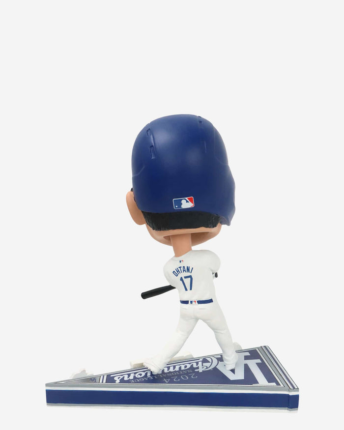 Shohei Ohtani Los Angeles Dodgers 2024 National League Champions Pennant Base Bighead Bobblehead FOCO - FOCO.com