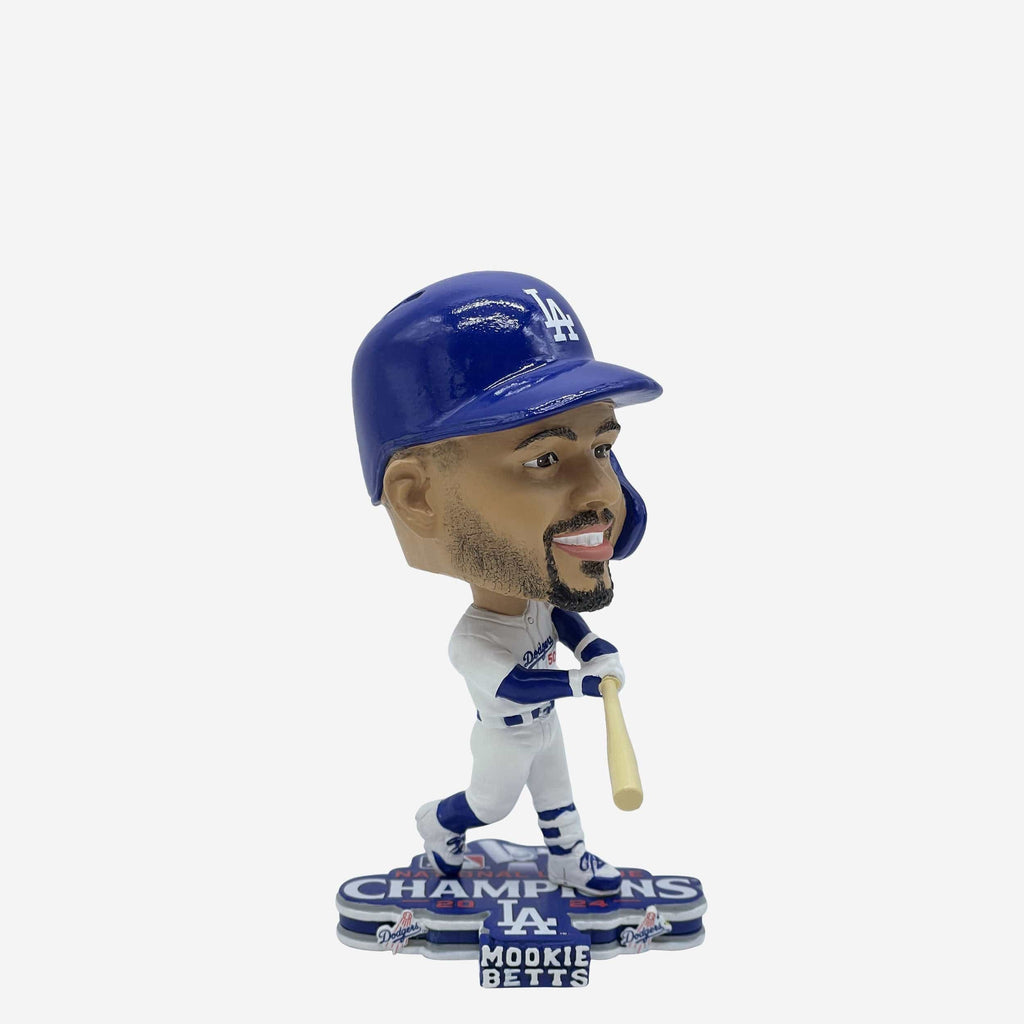 Mookie Betts Los Angeles Dodgers 2024 National League Champions Mini Bighead Bobblehead FOCO - FOCO.com