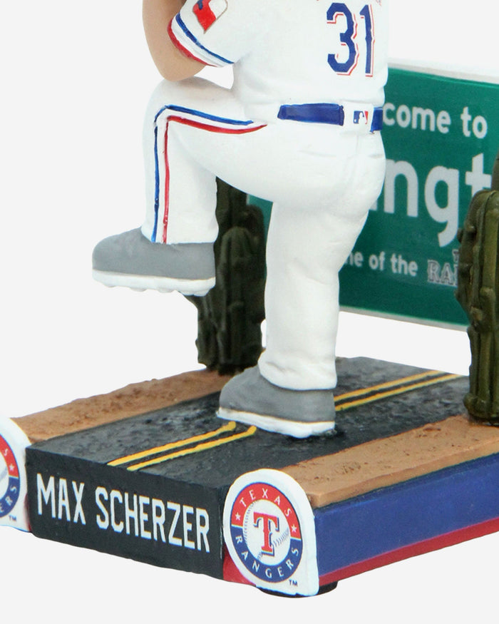 Max Scherzer Texas Rangers Next Stop Mini Bighead Bobblehead FOCO - FOCO.com
