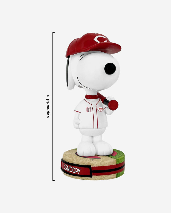 Cincinnati Reds Snoopy Peanuts Mini Bighead Bobblehead FOCO - FOCO.com