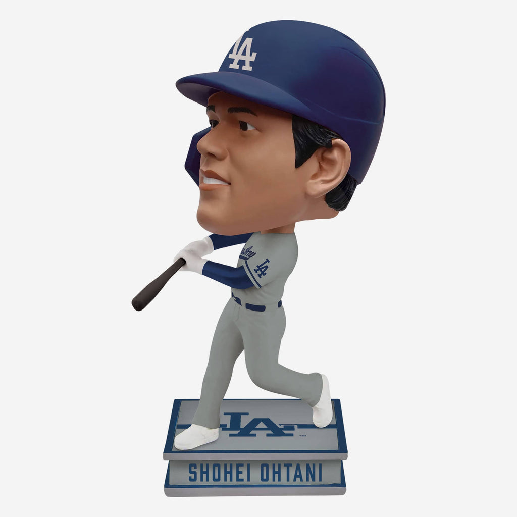 Shohei Ohtani Los Angeles Dodgers Away Jersey Square Base Bighead Bobblehead FOCO - FOCO.com