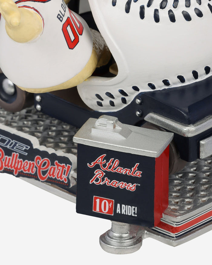 Blooper Atlanta Braves Bullpen Cart Mascot Bobblehead FOCO - FOCO.com