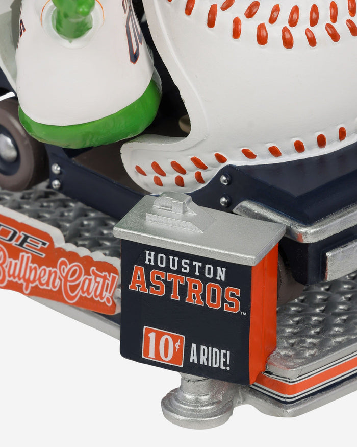 Orbit Houston Astros Bullpen Cart Mascot Bobblehead FOCO - FOCO.com