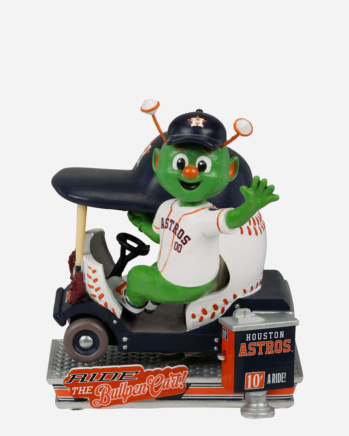 Orbit Houston Astros Bullpen Cart Mascot Bobblehead FOCO - FOCO.com