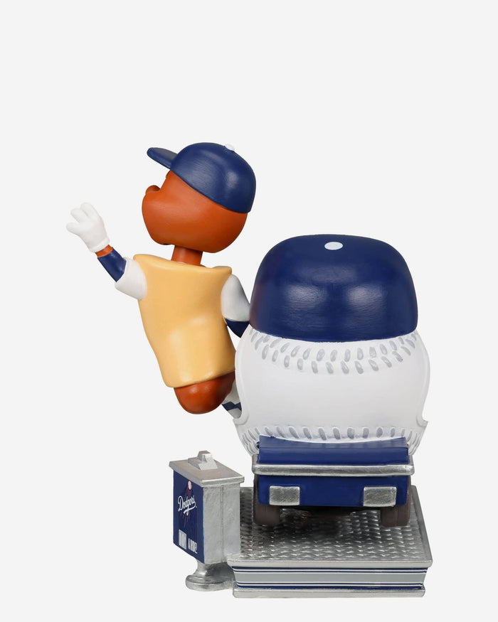Dodger Dog Los Angeles Dodgers Bullpen Cart Mascot Bobblehead FOCO - FOCO.com