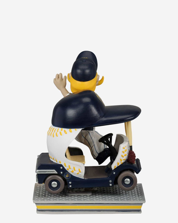 Bernie Brewer Milwaukee Brewers Bullpen Cart Mascot Bobblehead FOCO - FOCO.com