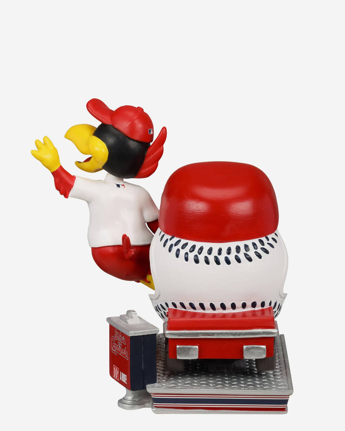 Fredbird St Louis Cardinals Bullpen Cart Mascot Bobblehead FOCO - FOCO.com