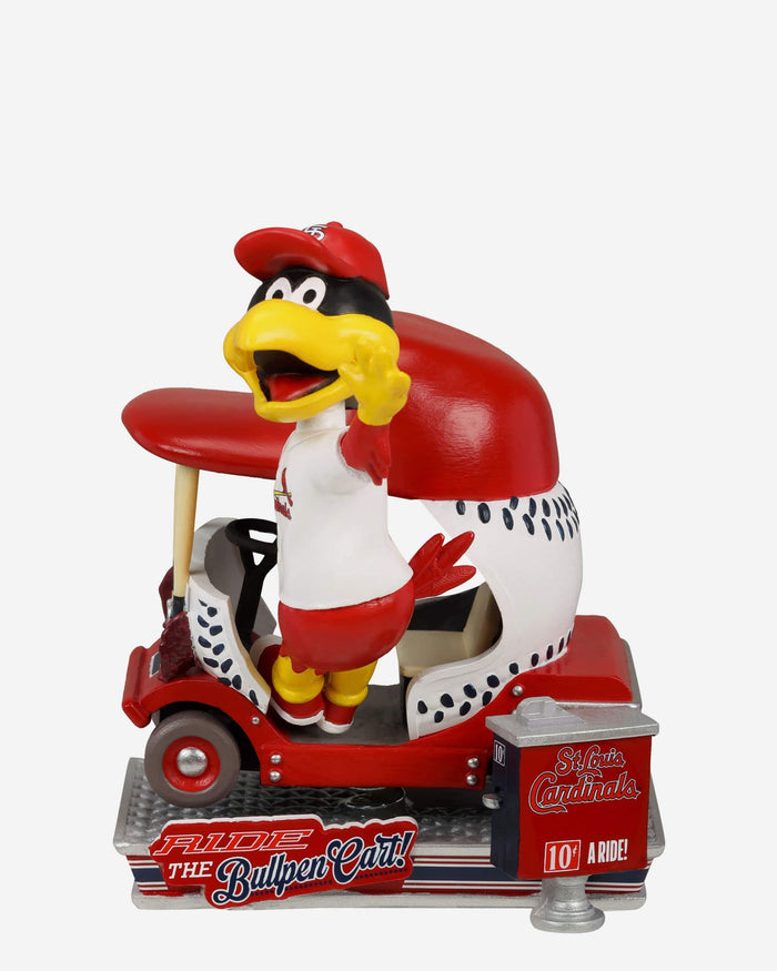 Fredbird St Louis Cardinals Bullpen Cart Mascot Bobblehead FOCO - FOCO.com