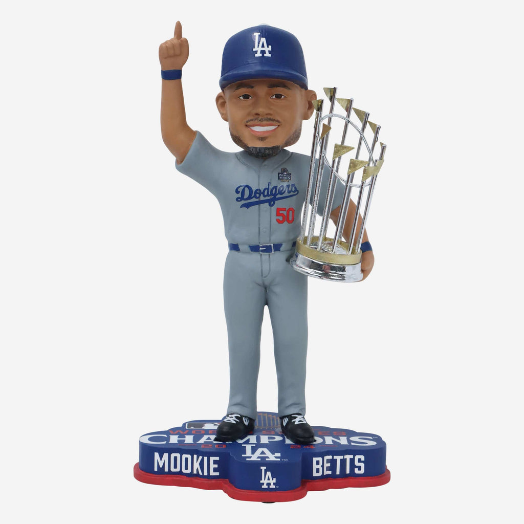 Mookie Betts Los Angeles Dodgers 2024 World Series Champions Bobblehead FOCO - FOCO.com