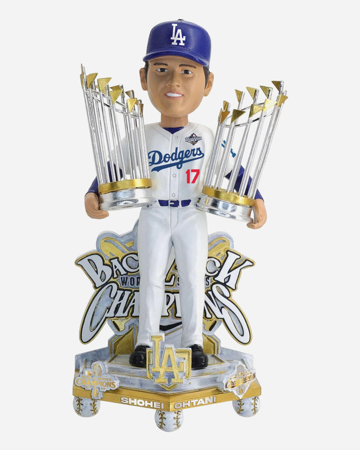Shohei Ohtani Los Angeles Dodgers 2025 Back To Back World Series Champions Celebration Bobblehead FOCO - FOCO.com