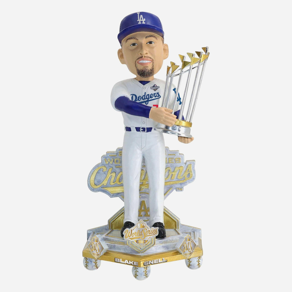 Blake Snell Los Angeles Dodgers 2025 World Series Champions Celebration Bobblehead FOCO - FOCO.com