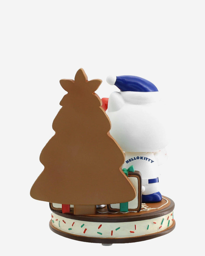 Hello Kitty Los Angeles Dodgers 2025 World Series Back to Back Champions Christmas Mini Bobblehead Scene FOCO - FOCO.com