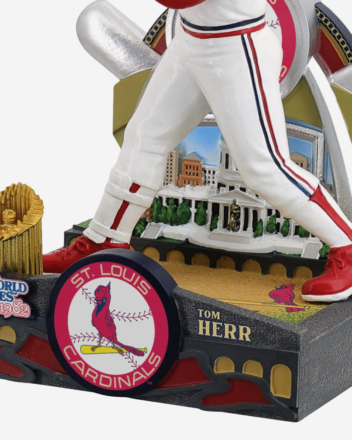 Tom Herr St Louis Cardinals 1982 World Series Champions Bobblehead FOCO - FOCO.com