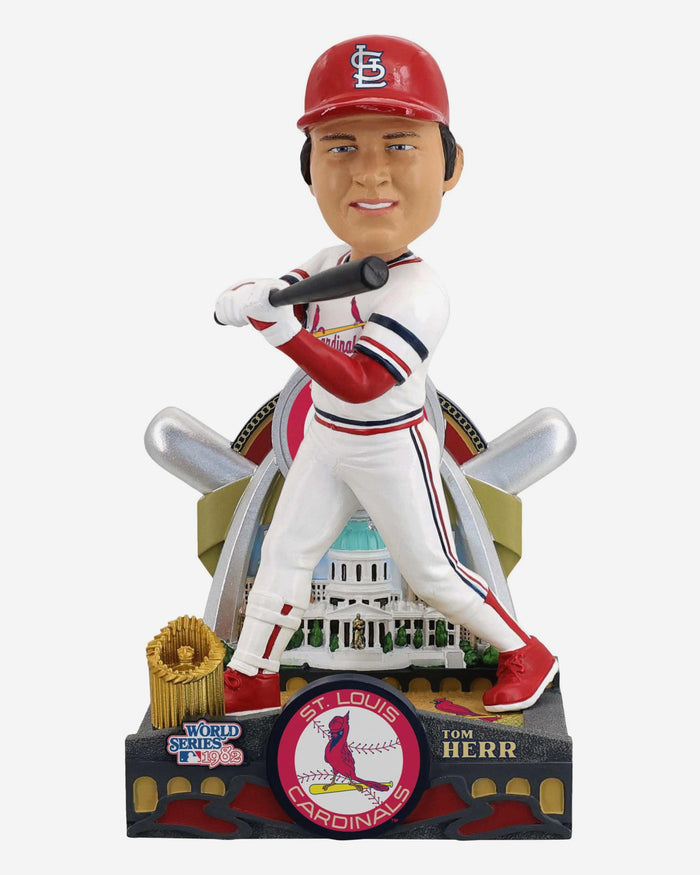Tom Herr St Louis Cardinals 1982 World Series Champions Bobblehead FOCO - FOCO.com