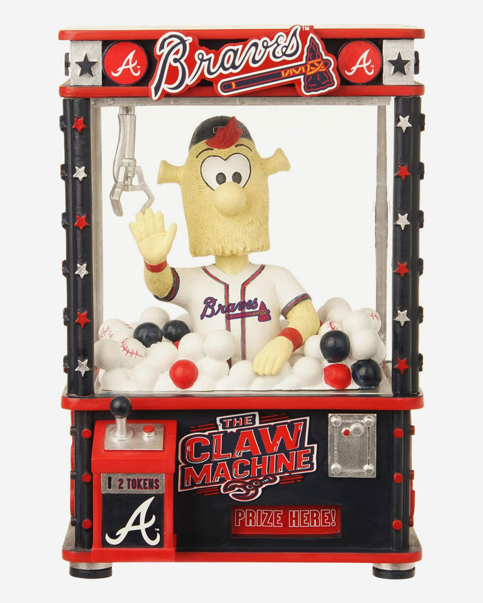 Blooper Atlanta Braves Claw Machine Mascot Bobblehead FOCO - FOCO.com