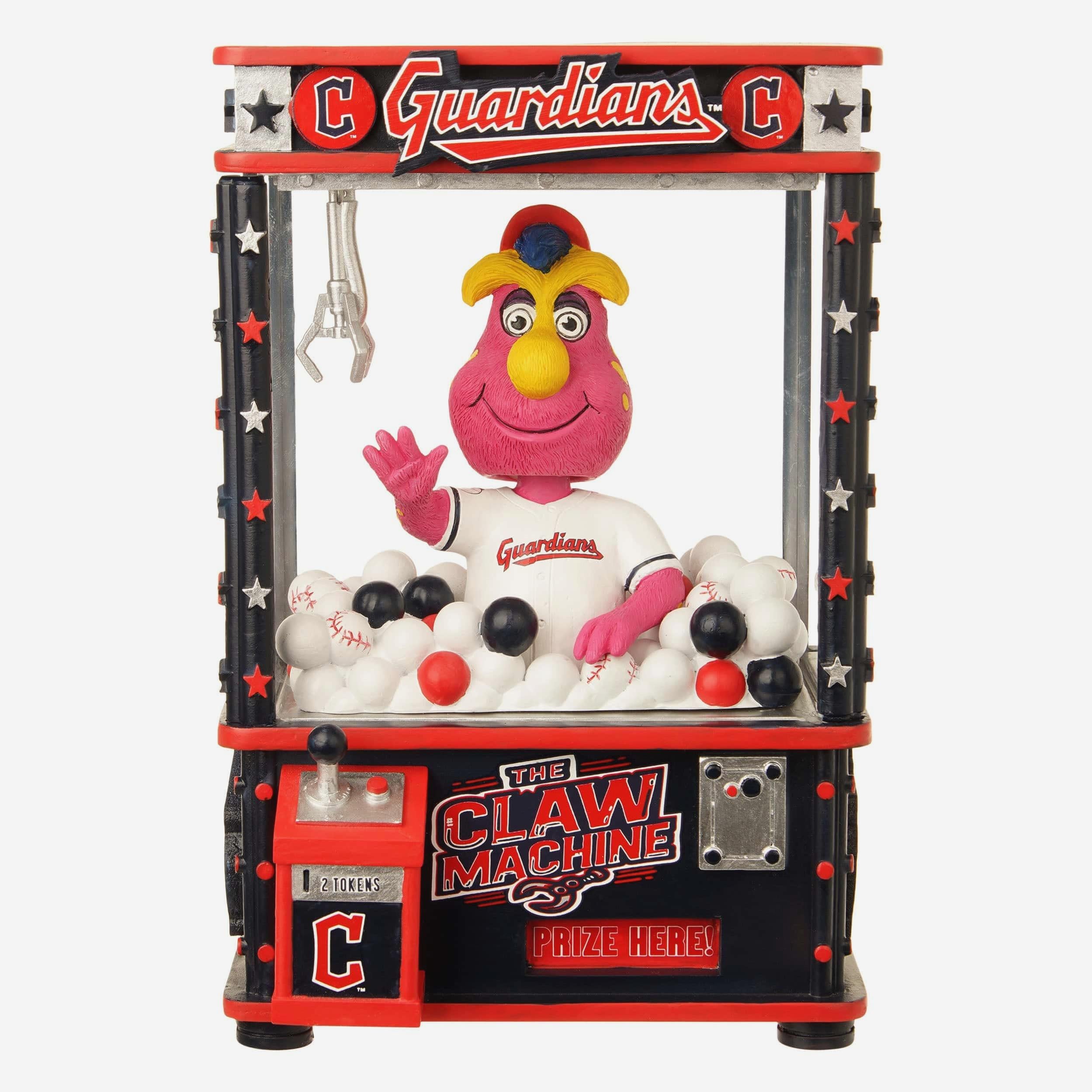 Slider Cleveland Guardians Claw Machine Mascot Bobblehead FOCO