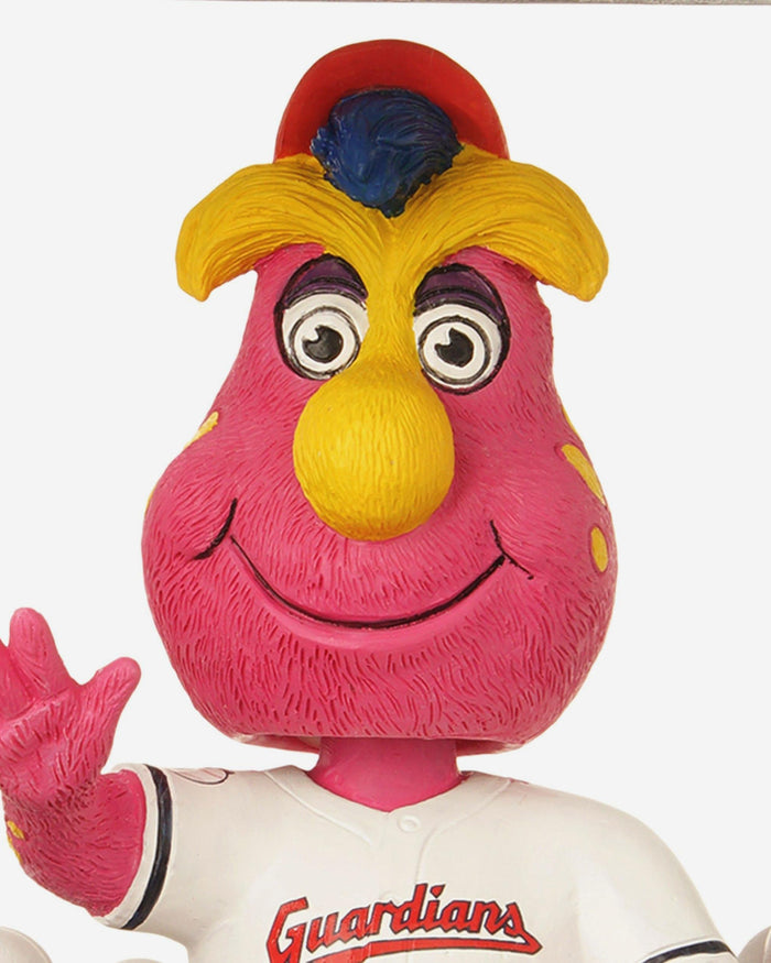 Slider Cleveland Guardians Claw Machine Mascot Bobblehead FOCO - FOCO.com