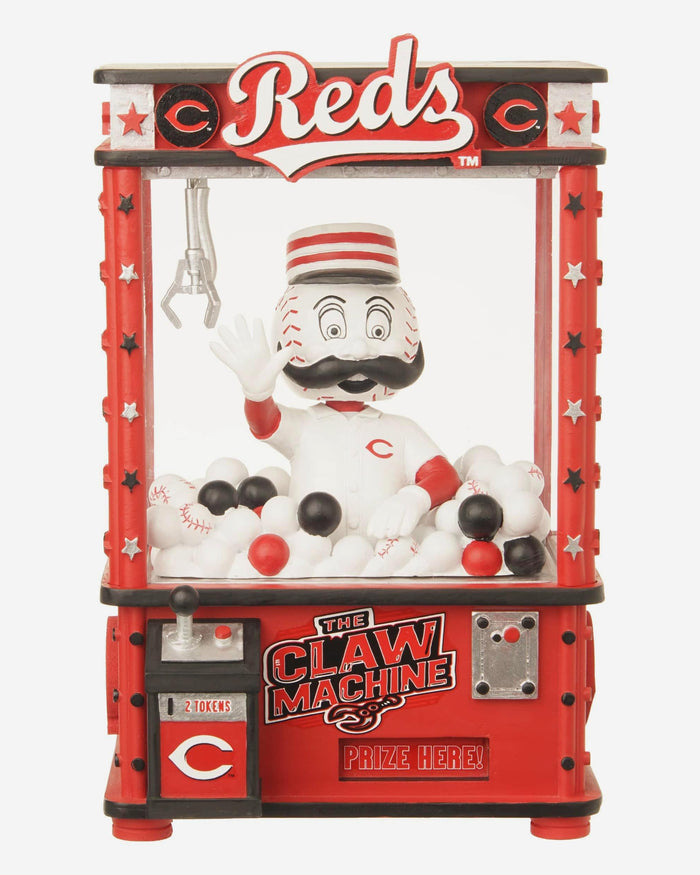 Mr Redlegs Cincinnati Reds Claw Machine Mascot Bobblehead FOCO - FOCO.com