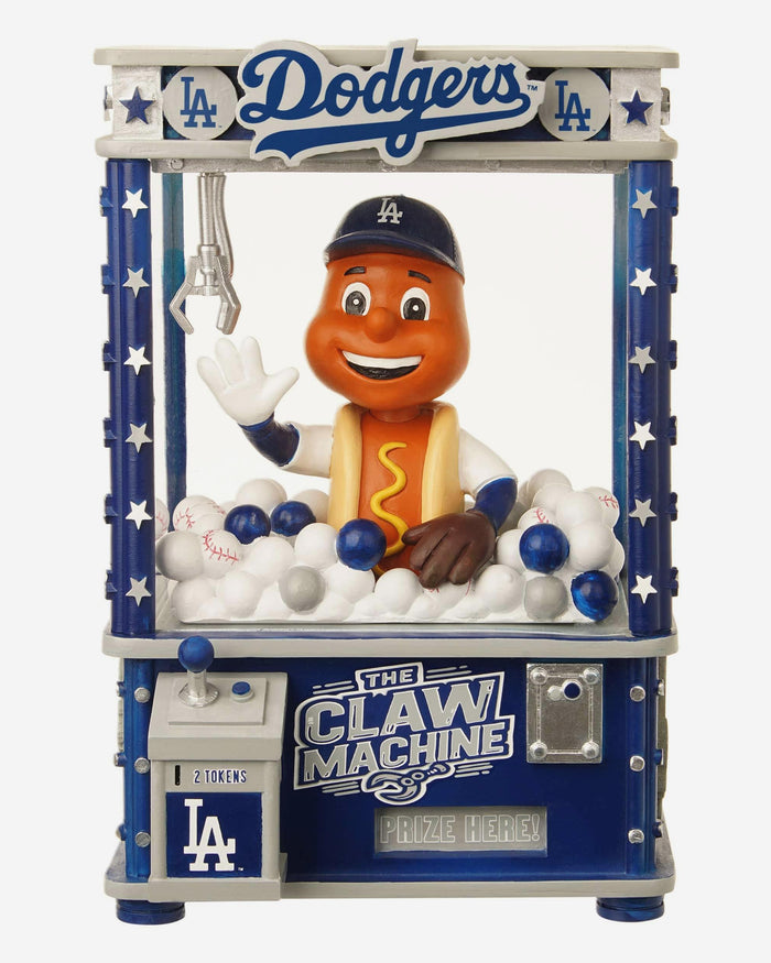 Dodger Dog Los Angeles Dodgers Claw Machine Mascot Bobblehead FOCO - FOCO.com
