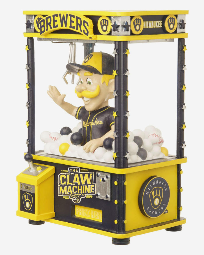 Bernie Brewer Milwaukee Brewers Claw Machine Mascot Bobblehead FOCO - FOCO.com