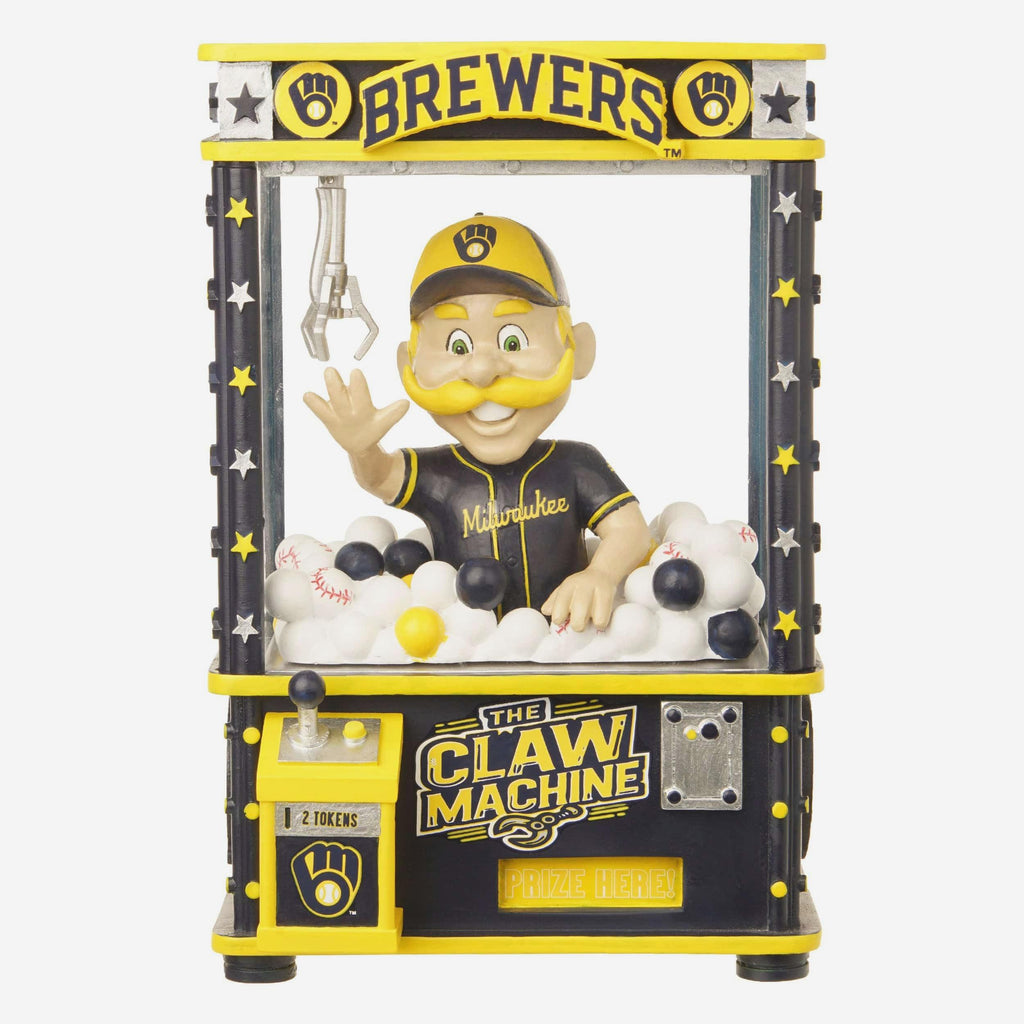 Bernie Brewer Milwaukee Brewers Claw Machine Mascot Bobblehead FOCO - FOCO.com
