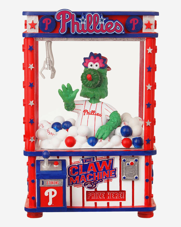 Phillie Phanatic Philadelphia Phillies Claw Machine Mascot Bobblehead FOCO - FOCO.com